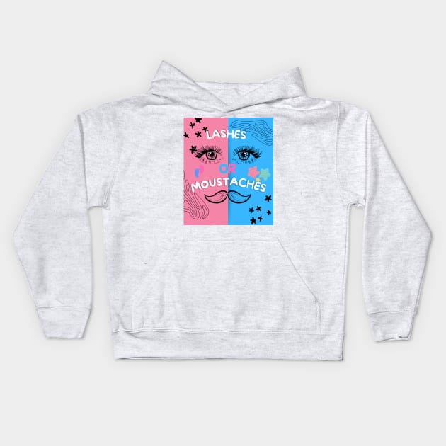 Gender Reveal Party Kids Hoodie by AlGenius